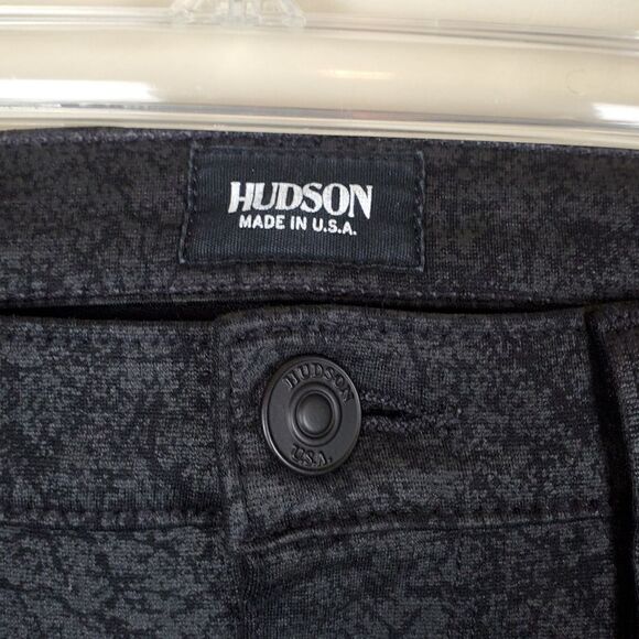Hudson Black Nico Midrise Super Skinny Pants Size 27 - Picture 5 of 10